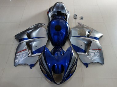 Deep Blue & Silver 1997-2007 GSXR 1300 Hayabusa Fairings