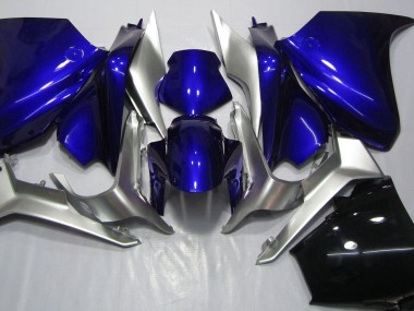 Deep Blue and Silver 2010-2013 VFR1200 Fairings