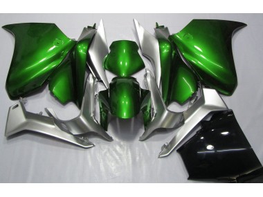 Deep Green and Silver 2010-2013 VFR1200 Fairings