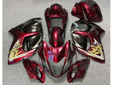 Deep Red & Gold 2008-2020 GSXR 1300 Hayabusa Fairings