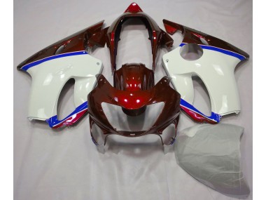 Deep Red and Blue 1999-2000 CBR600 F4 Fairings