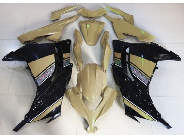 Desert Tan and Black 2013-2018 Ninja 300 Fairings