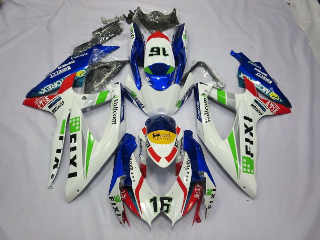 Fixi Blue 2008-2010 GSXR 600-750 Fairings