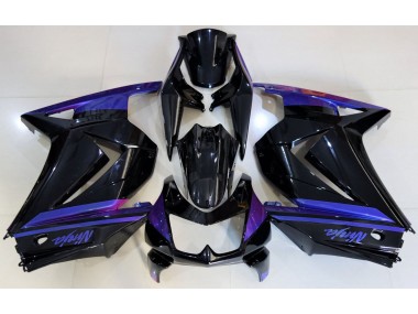 Gloss Black & Blue 2008-2012 Ninja 250 Fairings