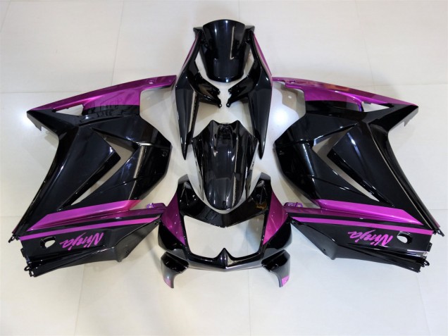 Gloss Black & Purple 2008-2012 Ninja 250 Fairings