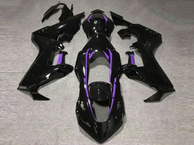 Gloss Black & Purple Lining 2017-2023 CBR1000RR Fairings