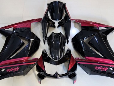 Gloss Black & Red 2008-2012 Ninja 250 Fairings