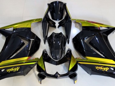 Gloss Black & Yellow 2008-2012 Ninja 250 Fairings