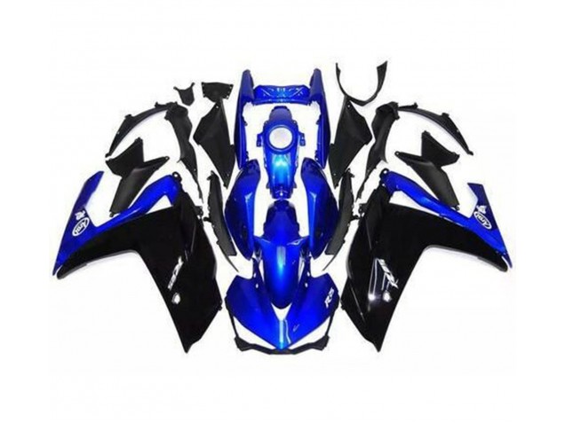 Gloss Black and Blue 2015-2018 R3 Fairings