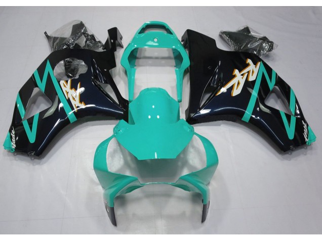 Gloss Black and Cyan 2002-2003 CBR954RR Fairings