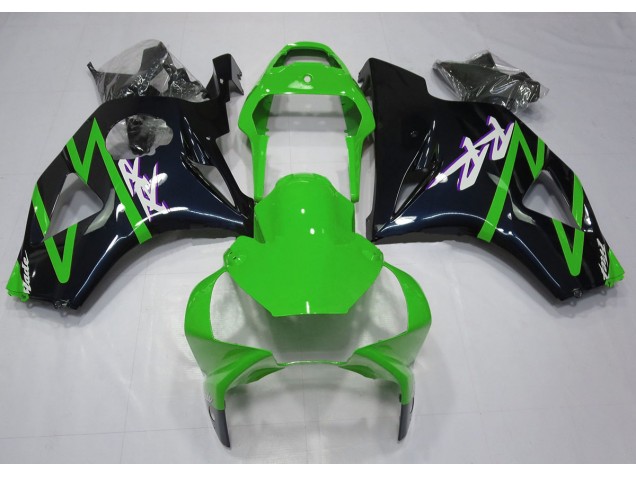 Gloss Black and Green 2002-2003 CBR954RR Fairings