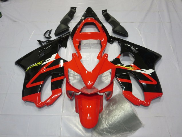 Gloss Black and Red 2001-2003 CBR600 F4i Fairings