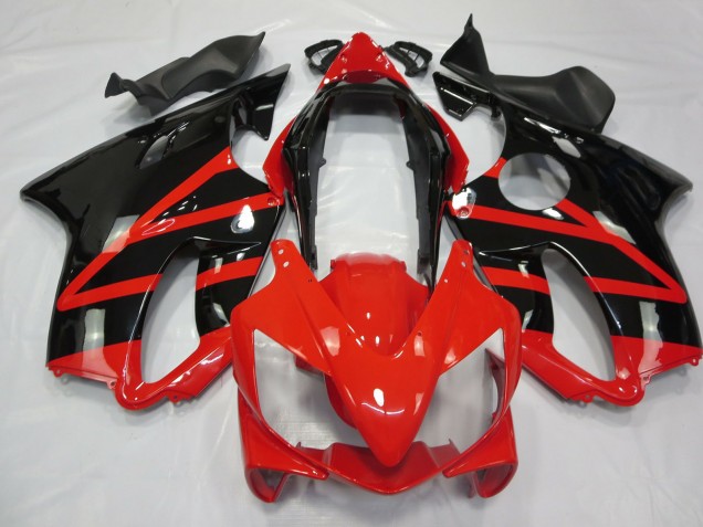 Gloss Black and Red 2004-2007 CBR600 F4i Fairings