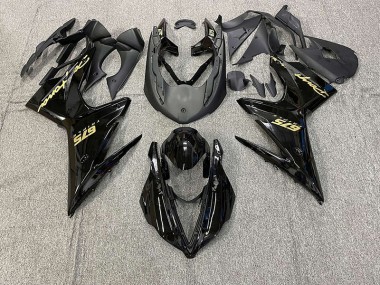 Gloss Black w Gold 2013-2016 Daytona 675 Fairings