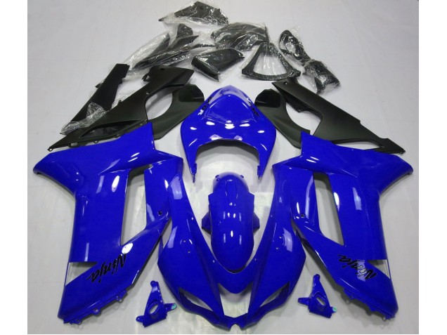 Gloss Blue 2007-2008 ZX6R Fairings