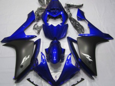 Gloss Blue and Black 2007-2008 R1 Fairings