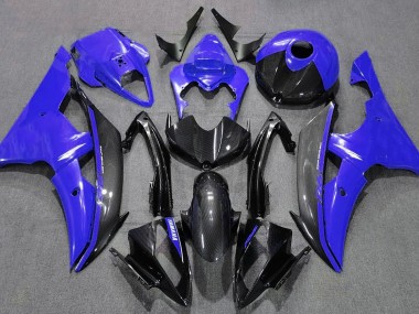 Gloss Blue and Carbon 2008-2016 R6 Fairings