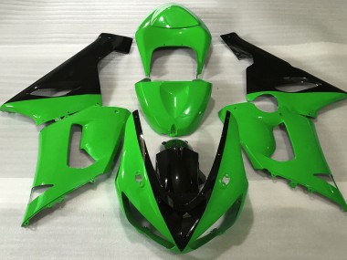 Gloss Green & Black 2005-2006 ZX6R Fairings