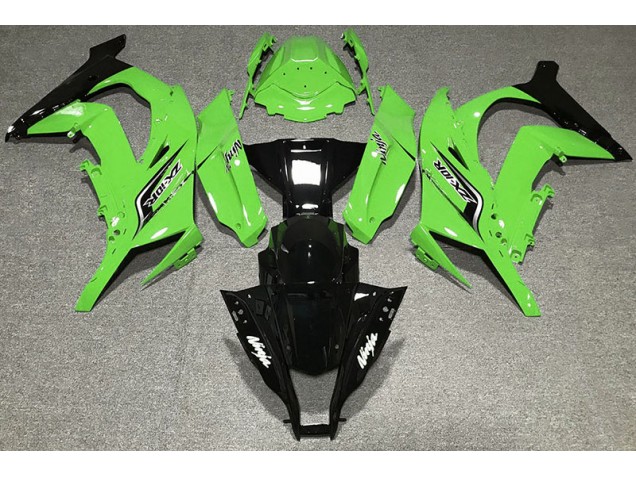 Gloss Green & Logos 2011-2015 ZX10R Fairings