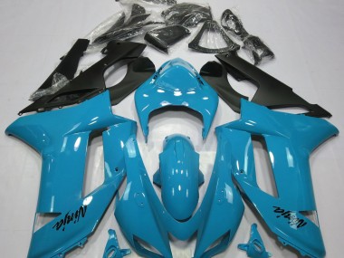 Gloss Light Blue 2007-2008 ZX6R Fairings