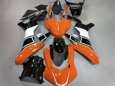 Gloss Orange White and Black 2015-2019 R1 Fairings