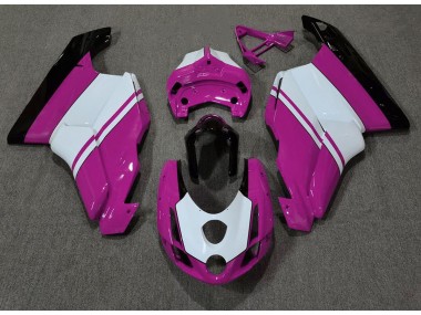 Gloss Pink & White 2003-2004 Ducati 749 999 Fairings