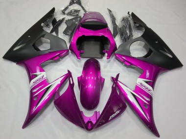 Gloss Pink & White 2003-2004 R6 Fairings