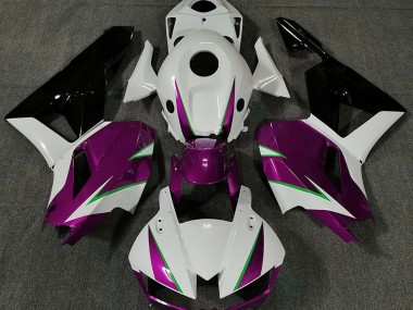 Gloss Pink White and Green 2013-2023 CBR600RR Fairings