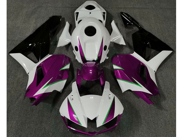 Gloss Pink White and Green 2013-2023 CBR600RR Fairings