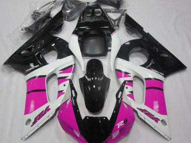 Gloss Pink and Black 1998-2002 R6 Fairings