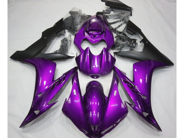 Gloss Purple & Black 2004-2006 R1 Fairings