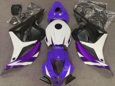 Gloss Purple White and Violet 2009-2012 CBR600RR Fairings