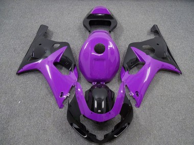 Gloss Purple and Black 2001-2003 GSXR 600-750 Fairings