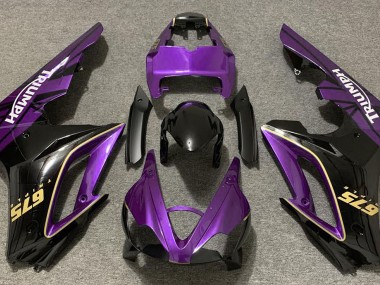 Gloss Purple and Black 2009-2012 Daytona 675 Fairings