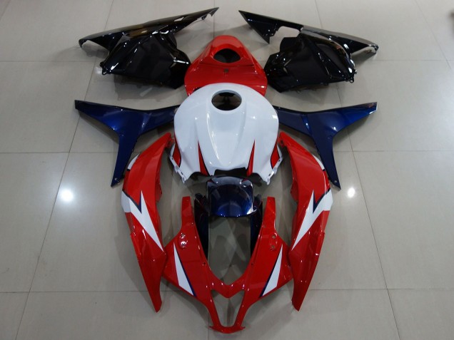 Gloss Red / White 2009-2012 CBR600RR Fairings