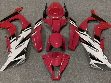 Gloss Red & White 2011-2015 ZX10R Fairings