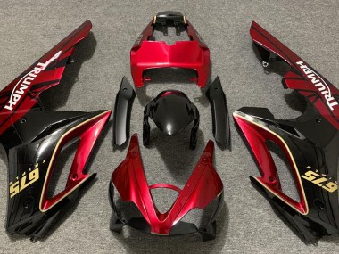 Gloss Red and Black 2009-2012 Daytona 675 Fairings