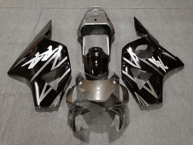 Gloss Silver and Black 2002-2003 CBR954RR Fairings