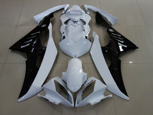 Gloss White / Black 2008-2016 R6 Fairings