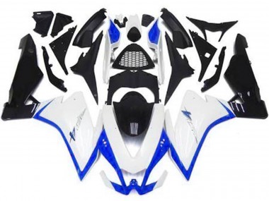 Gloss White & Blue 2010-2015 RSV4 1000 Fairings