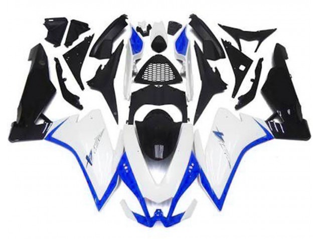 Gloss White & Blue 2010-2015 RSV4 1000 Fairings