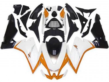 Gloss White & Orange 2010-2015 RSV4 1000 Fairings