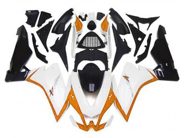 Gloss White & Orange 2010-2015 RSV4 1000 Fairings