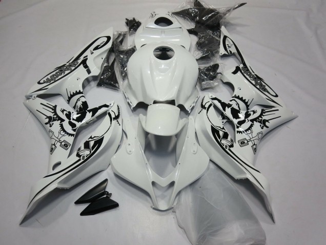 Gloss White Special Design 2007-2008 CBR600RR Fairings