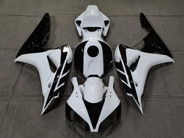 Gloss White and Black 2006-2007 CBR1000RR Fairings