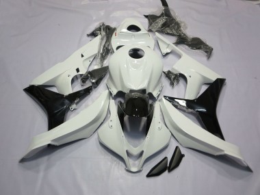 Gloss White and Black 2007-2008 CBR600RR Fairings