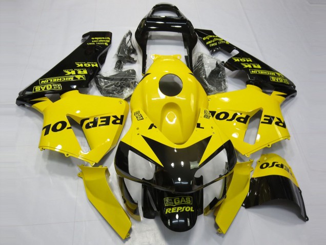 Gloss Yellow Repsol 2003-2004 CBR600RR Fairings