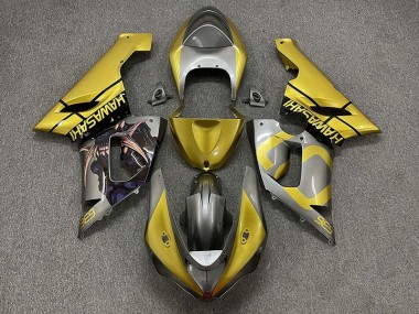 Gold and Silver 2005-2006 ZX6R Fairings