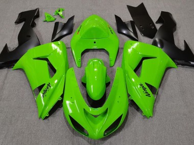 Green 2006-2007 ZX10R Fairings