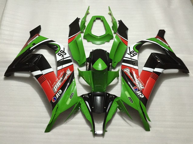 Green 66 2011-2015 ZX10R Fairings